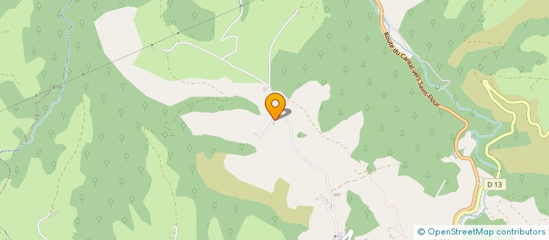 localisation de l'entreprise GFA DE BACHELUZE  SAINT-REMY-DE-CHAUDES-AIGUES