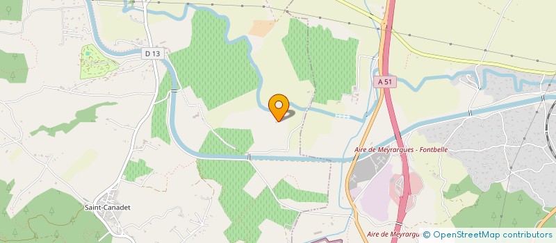 localisation de l'entreprise GFA DE BANON  LE PUY-SAINTE-REPARADE