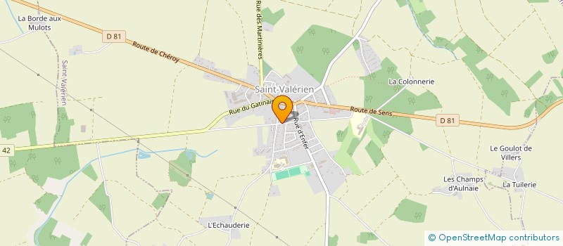 localisation de l'entreprise GFA DE BAPAUME à SAINT-VALERIEN