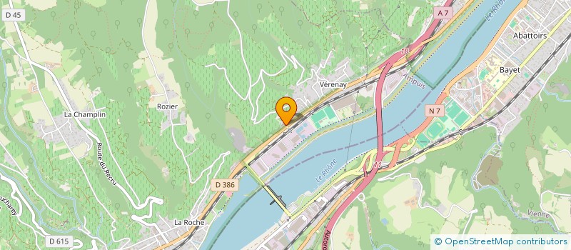 localisation de l'entreprise GFA DE BASSE VIALLIERE  AMPUIS