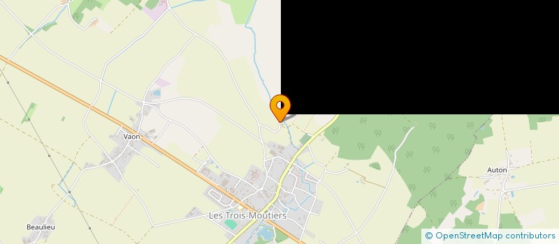 localisation de l'entreprise GFA DE BATTREAU  LES TROIS-MOUTIERS