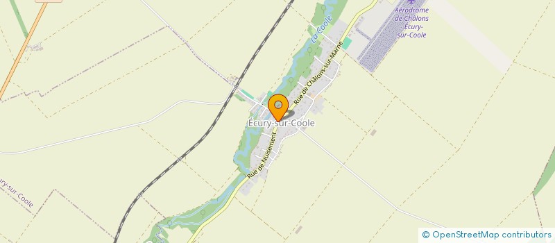 localisation de l'entreprise GFA DE BEAUDREE  ECURY-SUR-COOLE