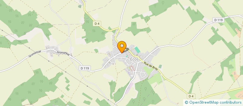 localisation de l'entreprise GFA DE BEAUMONT LE PERREUX  VEXIN-SUR-EPTE