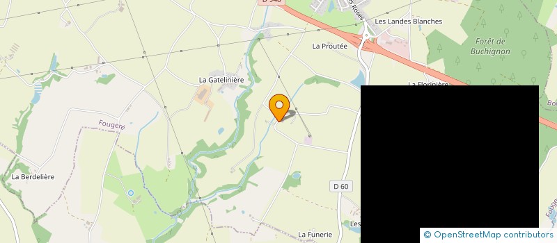 localisation de l'entreprise GFA DE BEAUPUY  FOUGERE