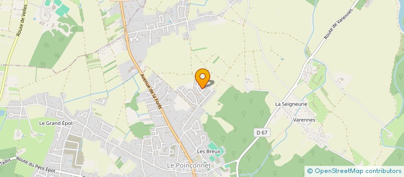localisation de l'entreprise GFA DE BEAUREGARD à VELLES