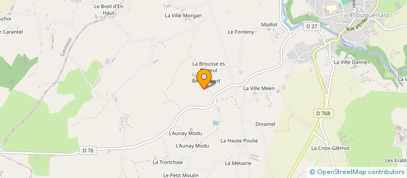 localisation de l'entreprise GFA DE BEAUREGARD  GAUSSON