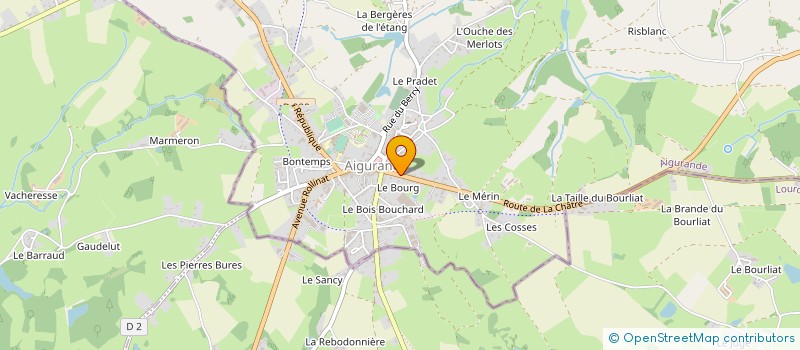 localisation de l'entreprise GFA DE BEAUVAIS à AIGURANDE