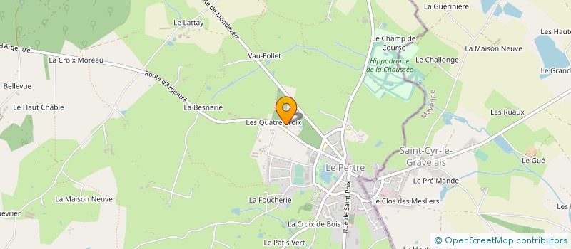localisation de l'entreprise GFA DE BEL AIR  LE PERTRE