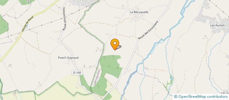 localisation de l'entreprise GFA DE BEL AIR  LABRUGUIERE