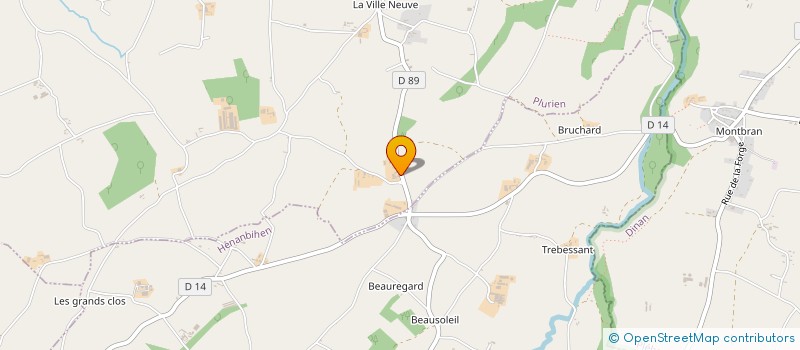 localisation de l'entreprise GFA DE BELETRE  FREHEL