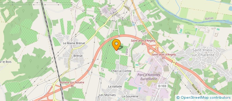 localisation de l'entreprise GFA DE BELLEJOIE à FLEAC