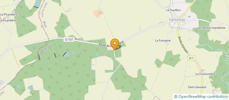 localisation de l'entreprise GFA DE BELLEVUE  LANDES-LE-GAULOIS