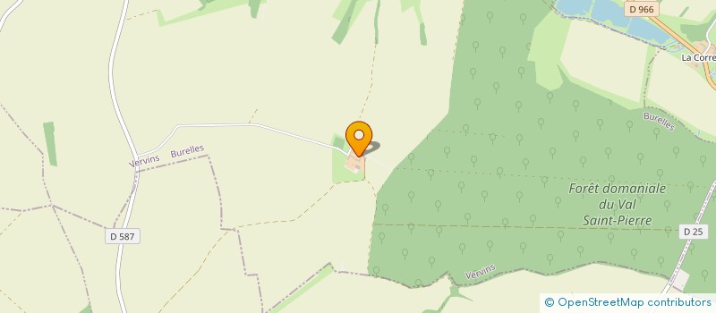 localisation de l'entreprise GFA DE BELLIMONT  BURELLES