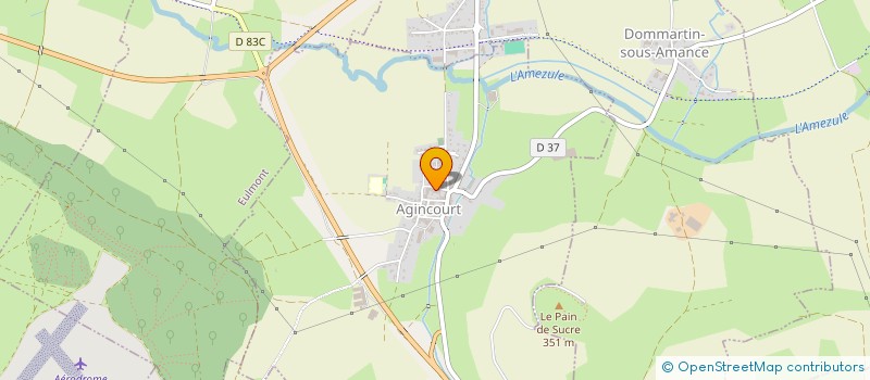 localisation de l'entreprise GFA DE BENEVENT  AGINCOURT