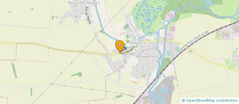 localisation de l'entreprise GFA DE BERNY ET LICOURT à VILLERS-BRETONNEUX