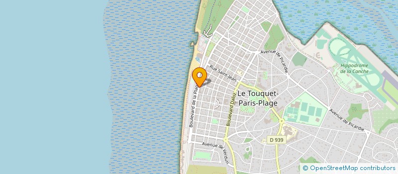 localisation de l'entreprise GFA DE BEUVRAIGNES à LE TOUQUET-PARIS-PLAGE