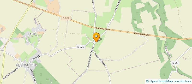 localisation de l'entreprise GFA DE BEUZEVILLE-BEAUREGARD  BEAUMONT-LE-HARENG