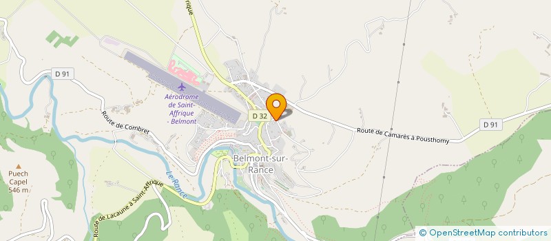 localisation de l'entreprise GFA DE BEZOU  COMBRET