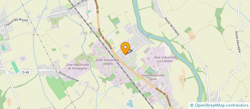 localisation de l'entreprise GFA DE BIRA  MIREMONT