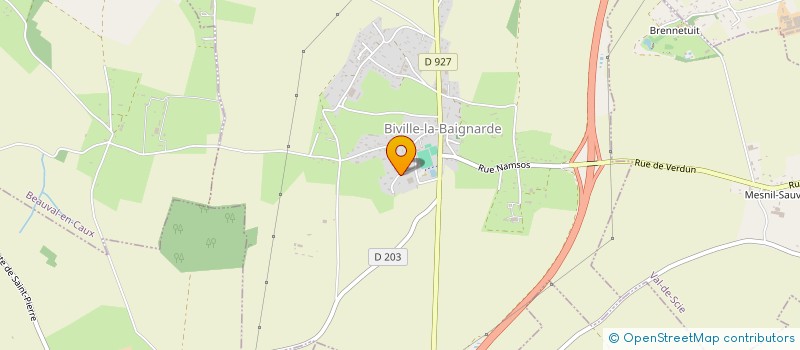 localisation de l'entreprise GFA DE BIVILLE  BIVILLE-LA-BAIGNARDE
