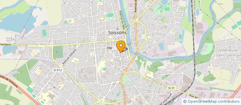 localisation de l'entreprise GFA DE BLAGON à SOISSONS