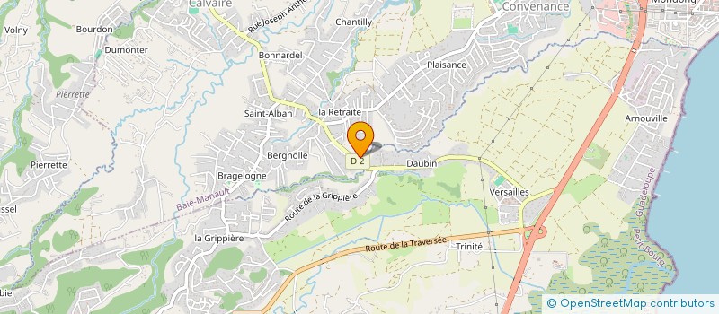 localisation de l'entreprise GFA DE BLANCHET à BAIE-MAHAULT
