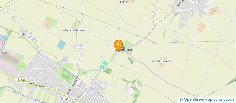 localisation de l'entreprise GFA DE BLANZAY  PRAHECQ