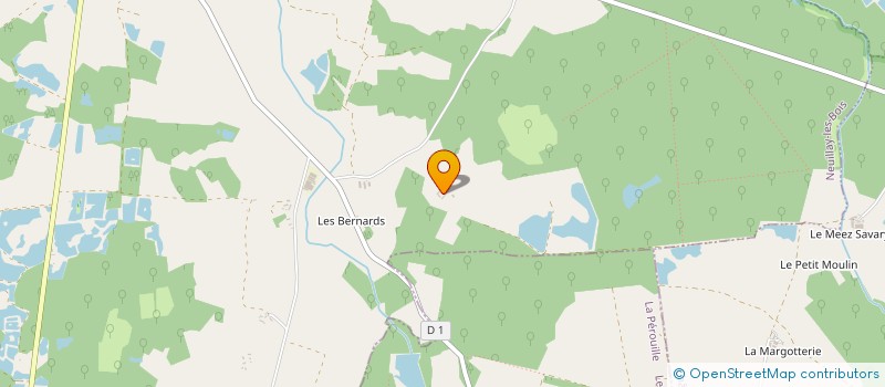 localisation de l'entreprise GFA DE BOIS ROBERT à NEUILLAY-LES-BOIS