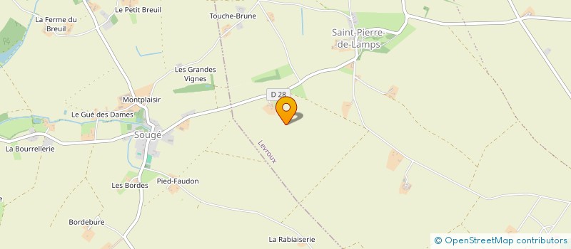 localisation de l'entreprise GFA DE BOISRENAULT à LEVROUX