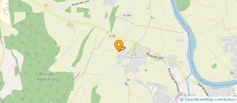 localisation de l'entreprise GFA DE BONCHATEL  CHAVANOZ