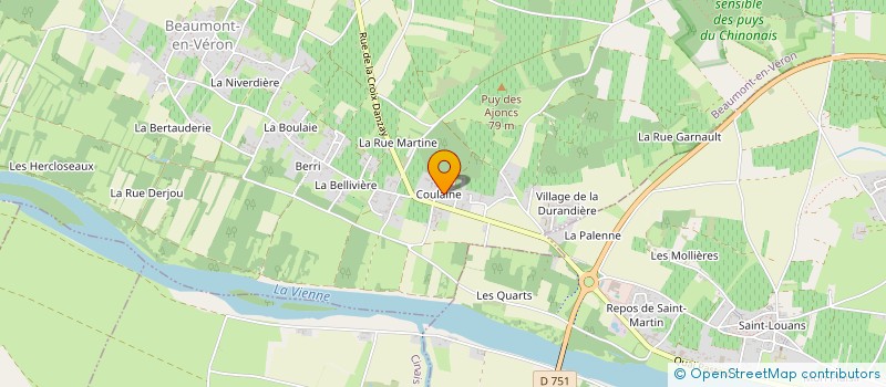 localisation de l'entreprise GFA DE BONNAVENTURE  BEAUMONT-EN-VERON