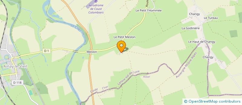 localisation de l'entreprise GFA DE BONNEAU  BESSAIS-LE-FROMENTAL