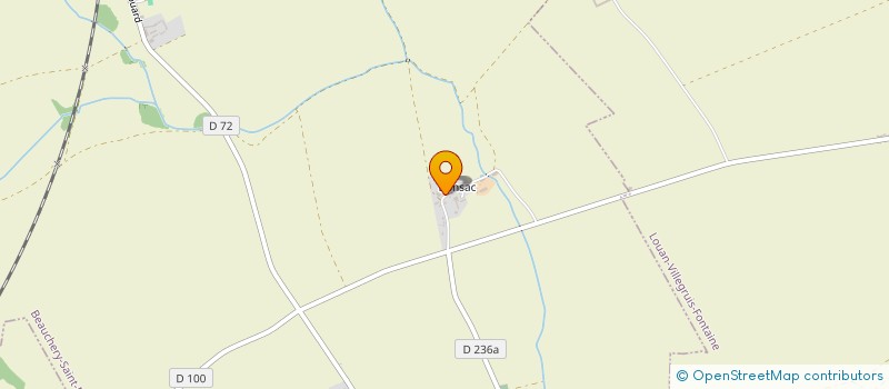 localisation de l'entreprise GFA DE BONSAC  BEAUCHERY-SAINT-MARTIN