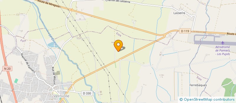 localisation de l'entreprise GFA DE BORDENEUVE à VERNIOLLE
