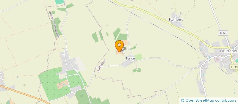 localisation de l'entreprise GFA DE BOSLON  QUITTEBEUF