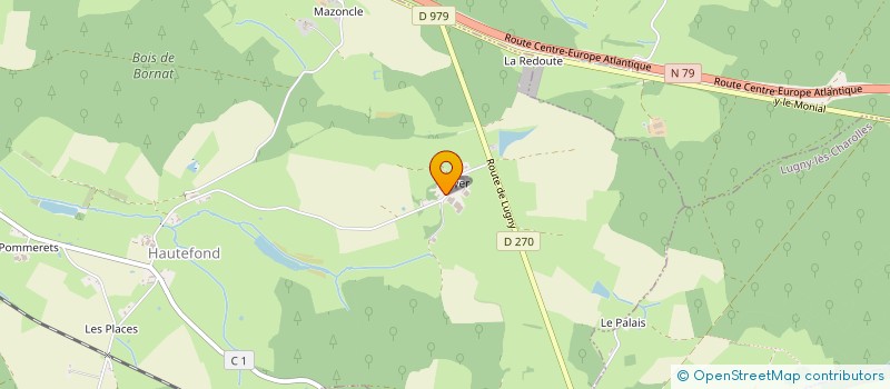 localisation de l'entreprise GFA DE BOYER  HAUTEFOND