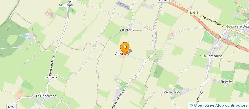 localisation de l'entreprise GFA DE BRETTEVILLE  CROUAY