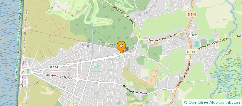 localisation de l'entreprise GFA DE BRUNEHAUTPRE  CUCQ