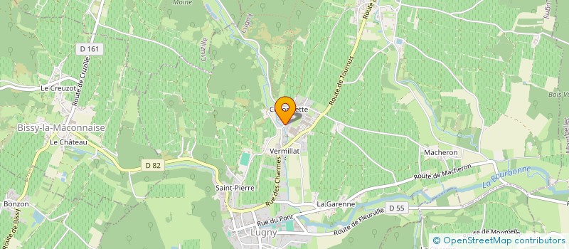 localisation de l'entreprise GFA DE BURGY PROPRIETE GILARDON à LUGNY