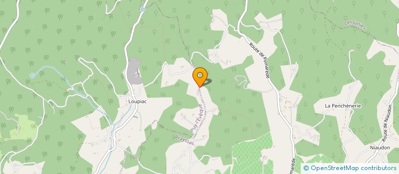 localisation de l'entreprise GFA DE CABANAC  MAUROUX