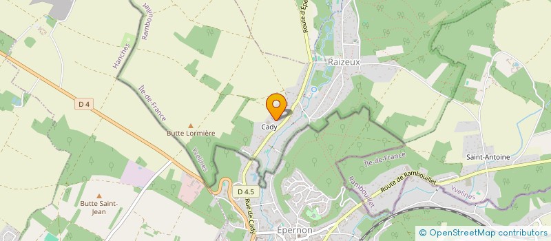 localisation de l'entreprise GFA DE CADY  RAIZEUX