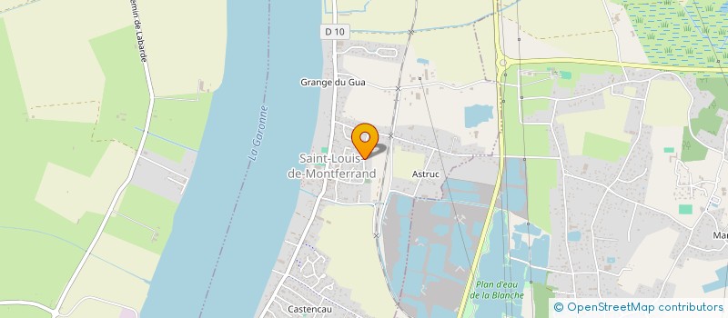 localisation de l'entreprise GFA DE CAILLAU  AMBARES-ET-LAGRAVE