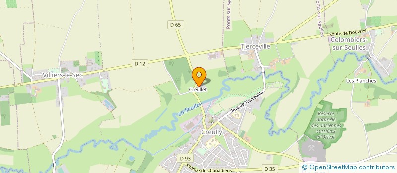 localisation de l'entreprise GFA DE CAINET  LE FRESNE-CAMILLY