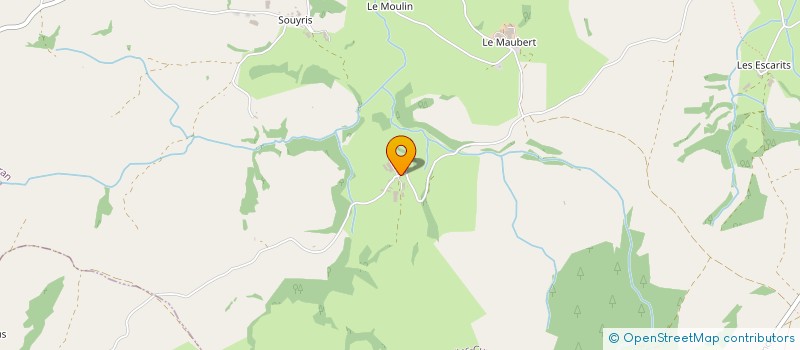 localisation de l'entreprise GFA DE CALMEJANE  SALLES-CURAN