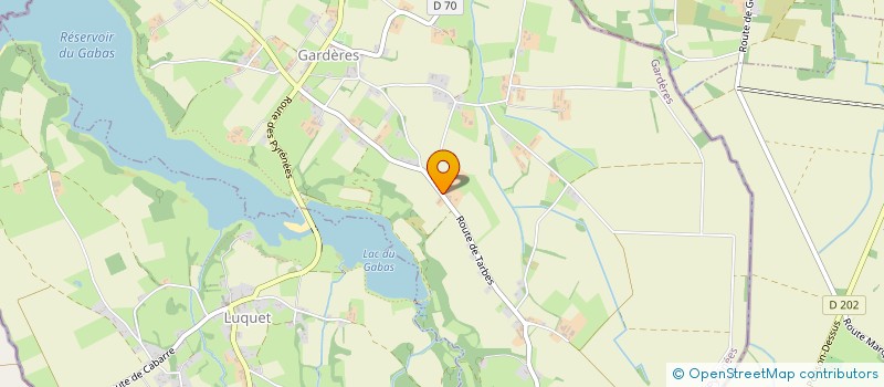 localisation de l'entreprise GFA DE CAPSUS  GARDERES