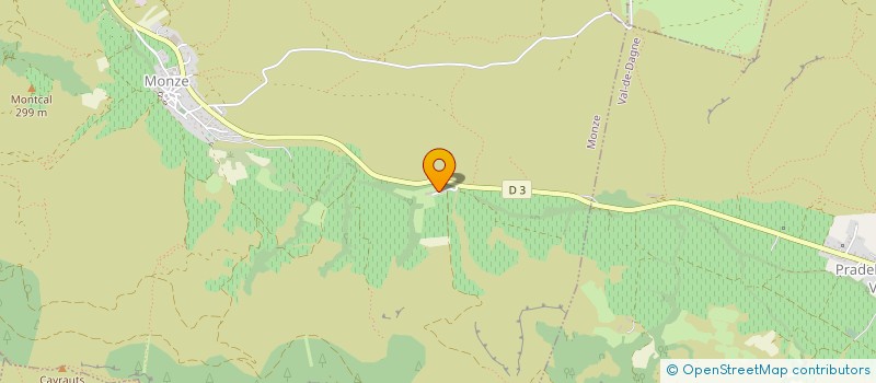 localisation de l'entreprise GFA DE CARBONAC  MONZE