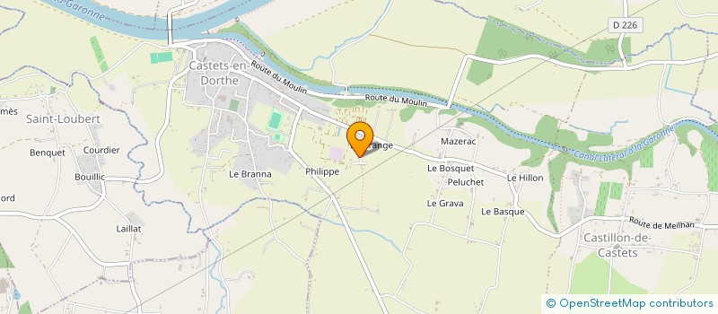 localisation de l'entreprise GFA DE CAROLLE à MAZERES