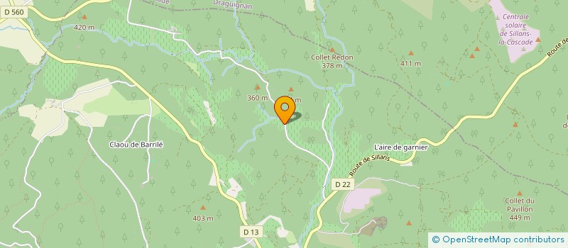 localisation de l'entreprise GFA DE CASE PAVI  COTIGNAC