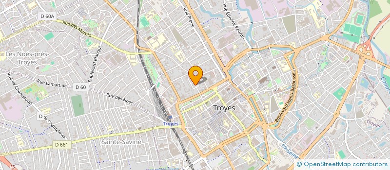 localisation de l'entreprise GFA DE CAUMARTIN à TROYES