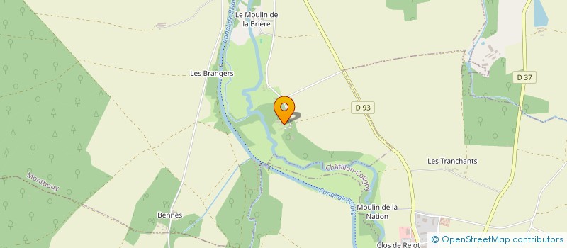 localisation de l'entreprise GFA DE CAVERNAUX à MONTBOUY